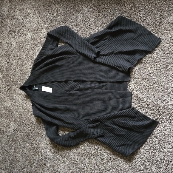 White House Black Market Sweaters - NEW White House Black Market Ribbed Cardigan Sweater M